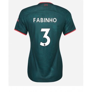Liverpool Fabinho #3 kläder Kvinnor 2022-23 Tredje Tröja Kortärmad